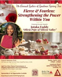 Ladies of Loudoun Spring Tea: "Fierce & Fearless: Strengthening the Power Within You"