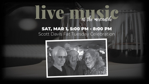 Live Music: Scott Davis Fat Tuesday Celebration @ Middlebrook Mercantile