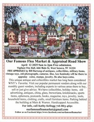Our Famous Flea Market & Appraisal Road Show