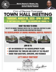 Town Hall Meeting: Updates on Orange Memorial Hospital