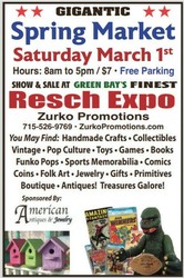 Spring Market - Resch Expo - Sat March 1st -  8am-5pm