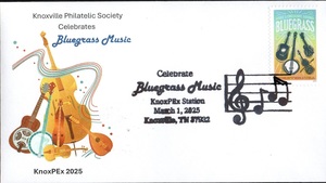 Stamp Show - commemorating bluegrass music - 10-5 Saturday, 10-3 Sunday