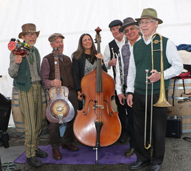 The Trolley Drops Brass Band will be playing lively music from the 20s and 30s