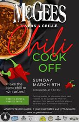McGee's Tavern Chili Cook Off