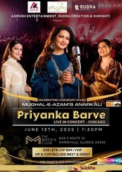Celebrating Lgendary Divas Priyanka Barve Live in concert Chicago