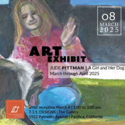 ARTIST RECEPTION | Jude Pittman "A Girl and Her Dog"