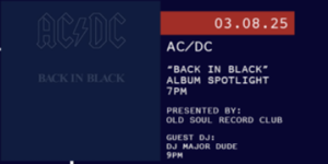 3/8 - Album Spotlight: AC/DC “Back in Black”