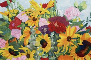 Paintings from my Watercolored Heart | Arcangel Gallery Exhibit