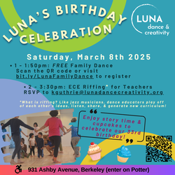 Free Family Dance - Luna's 33rd Birthday Celebration