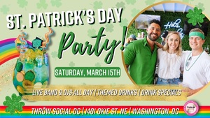 The DMV's BIGGEST St. Patrick's Day Party @ THRōW Social DC!