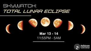 Total Lunar Eclipse Viewing presented by the Hallstrom Planetarium