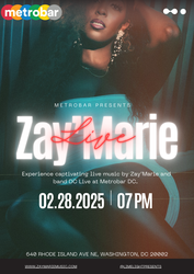 Emerging superstar Zay'Marie Live at Metrobar DC