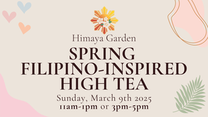 Spring Filipino Inspired High Tea