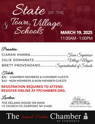 Fairport-Perinton Chamber State of the Town, Village & Schools