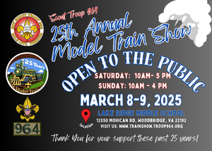 Scout Troop 964 Model Train Show & Railroading Merit Badge Worskshop