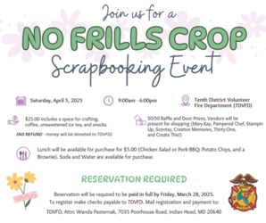 No Frills Crop Scrapbooking Event