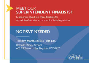 Superintendent Community Listening Session - Fox Point-Bayside School District