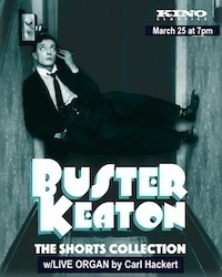 BUSTER KEATON SHORTS w/LIVE ORGAN!