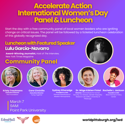 Accelerate Action International Women’s Day Panel & Luncheon