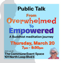Meditation in Austin - From Overwhelmed to Empowered - Public Talk
