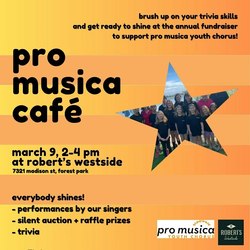 Pro Musica Youth Chorus Café
