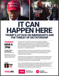 It Can Happen Here. Trump's Attack on Immigrants and the Threat of Dictatorship