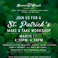 🍀 St. Patrick's Day Make & Take Workshop!!! 🍀 (Pre-Registration Required)