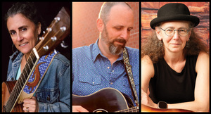 Phil Henry, Alice Di Micele, Beth DeSombre at Somerville Armory Cafe Saturday April 5