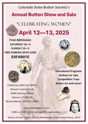 Colorado State Button Society Annual Show and Sale
