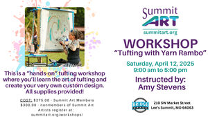 Summit Art presents Tufting with Yarn Rambo Workshop