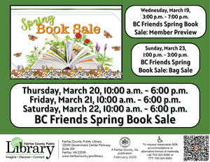 Friends of the Burke Centre Library Spring Book Sale - Bag Sale