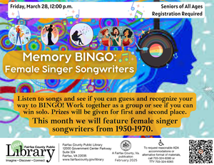 Musical Memory Bingo: Female Singer Songwriters Edition
