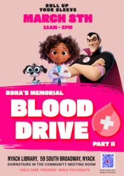 NYBC Blood Drive: In Loving Memory of Rona Edwards