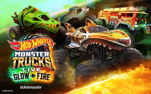 Hot Wheels Monster Trucks Live Glow-N-Fire