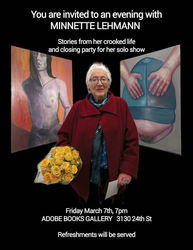 Minnette Lehman Malka! Painting Show Closing Remarks