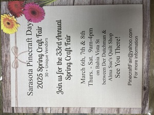 Pinecraft Days Spring Craft Fair