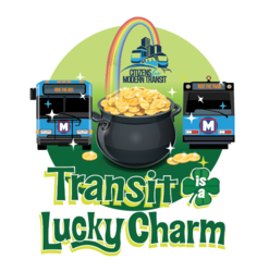 Transit is a Lucky Charm - delights and surprises for transit riders!