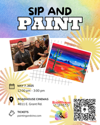Fiery Desert Paint and Sip at Roadhouse Cinemas