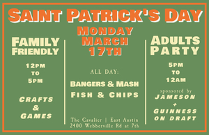 St. Patrick's Day at the Cavalier