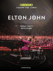 Elton John to Headline 2025 Curebound Concert for Cures at Petco Park