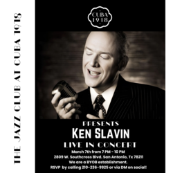 The Jazz Club at Cuba 1918 presents Ken Slavin