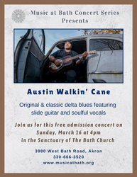 Music at Bath FREE Concert Series / Austin Walkin' Cane BLUES