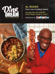 Al Roker’s cookbook demo at American Dream
