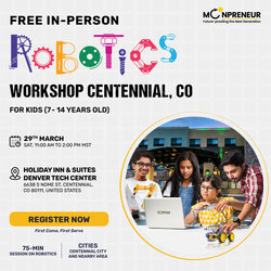 Free In-Person Robotics Workshop for Kids in Centennial, CO (7-14)