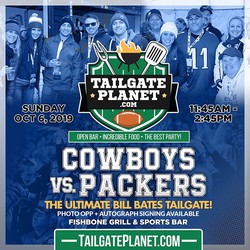 Dallas Cowboys Tailgate Party at The Fishbone Grill - Cowboys vs. Packers