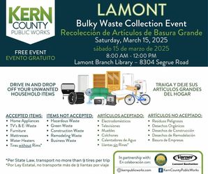 Lamont Bulky Waste Collection Event