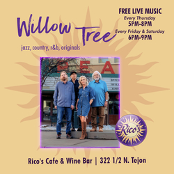 Willow Tree performing LIVE at Rico's Cafe and Wine Bar
