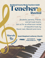 Rockland Co. Music Teachers Guild Teacher Recital
