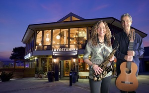 💃🏻🎷🎸Sonya Jason’s “Latini” Sax & Guitar at La Costanera in HMB Harbor on Fri Mar 14 from 6-9pm