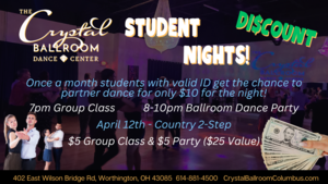 April 12, 2025 - Sudemt Discount Night! - Country 2-Step